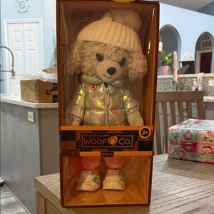 WOOf & Co. Willow Plush Fashion Doll - Iridescent Jacket & Pink Accents